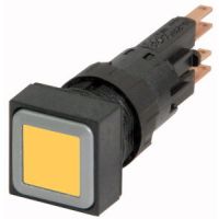 Mygtukas geltonas skaidrus be fiksacijos su kaitrinė lempute 24V IP65 Q25LT-GE/WB - EATON