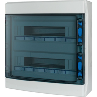 Skydelis v/t 36 modulių su PE/N gnybtais IP65 skaidrios durys IKA-2/36-ST - EATON