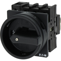 Kirtiklis saugumo 4P 32A 15kW (AC23) į skydą juoda rankena P1-32/EA/SVB-SW/N - EATON