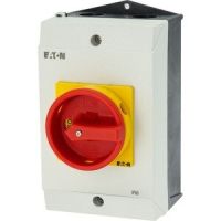 Jungiklis saugumo 3P 25A 11kW (AC23) 1no+1nc IP65 raudona rankena P1-25/I2/SI/HI11 - EATON