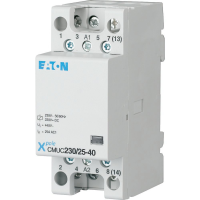 Kontaktorius 4P 25A 230V 4no 2 modulių CMUC230/25-40 - EATON