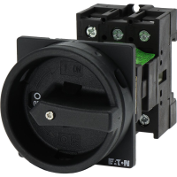 Kirtiklis saugumo 3P 32A 15kW (AC23) į skydą juoda rankena P1-32/V/SVB-SW - EATON