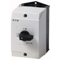 Jungiklis saugumo 3P 25A 11kW (AC23) IP65 juoda rankena P1-25/I2 - EATON