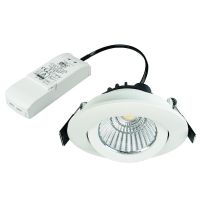 Šviestuvas į/l LED 8.5W IP20 3000K 640lm D-82mm H-41mm baltos spalvos PLEDEDW - PROTEC