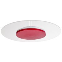 Šviestuvas v/t LED 18W 3000K 2000lm D-370mm H-46mm dimeriuojamas raudonas ZANIAH - DEKO LIGHT