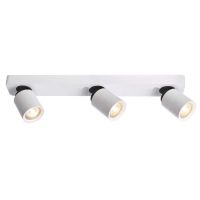 Šviestuvas v/t 3x50W GU10 D-65mm H-110mm baltas LIBRAE LINEAR III - DEKO LIGHT