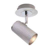 Šviestuvas v/t 2x50W GU10 D-100mm H-124mm sidabrinės spalvos INDI I - DEKO LIGHT