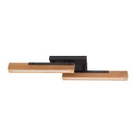 Šviestuvas v/t LED 14W 3000K 1120lm L-810mm medinis juodas MADERA - DEKO LIGHT