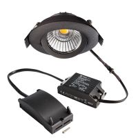 Šviestuvas į/l LED 8.5W 3000K 700lm D-82mm H-41mm dimeriuojamas juodos spalvos DIONE - DEKO LIGHT