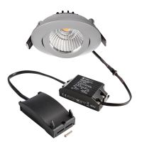 Šviestuvas į/l LED 8.5W 4000K 750lm D-82mm H-41mm dimeriuojamas sidabrinės spalvos DIONE - DEKO LIGHT