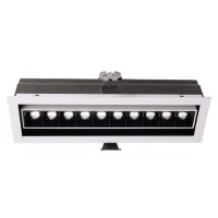 Šviestuvas į/l LED 20W 3000K 1600lm 275x77mm H-83mm baltos/juodos spalvos CETI 10 ADJUST - DEKO LIGHT