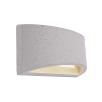 Šviestuvas v/t 1x25W G9 200x85mm H-120mm betoninis pilkos spalvos šviečia aukštyn/žemyn BRA ARIANNA II - DEKO LIGHT
