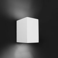 Šviestuvas v/t 1x25W G9 70x100mm H-120mm gipsinis baltos spalvos dažomas šviečia aukštyn/žemyn BRA GIORGIA - DEKO LIGHT