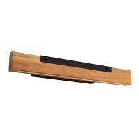 Šviestuvas v/t LED 7W 3000K 560lm 450x60mm H-130mm medinis juodos spalvos BRA MADERA - DEKO LIGHT