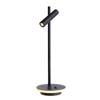 Šviestuvas stalinis LED 2W/4.8W 3000K 370lm D-150mm H-455mm juodos spalvos BRAHE - DEKO LIGHT