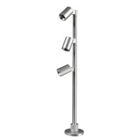 Šviestuvas stalinis LED 3W 350mA 3000K 263lm D-39mm H-250mm trigubas sidabrinės spalvos HERCULIS TRIPLE - DEKO LIGHT