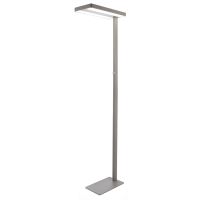 Toršeras LED 80W 4000K 8300lm 610x280mm H-1950mm dimeriuojamas aliuminio spalvos šviečia aukštyn/žemyn su laidu 2.5m OFFICE TWO - DEKO LIGHT