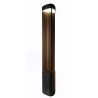 Stulpelis LED 6W IP44 3000K 361lm 129x123mm H-800mm antracito spalvos TRILA - DEKO LIGHT