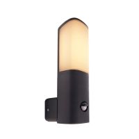 Šviestuvas v/t LED 6W IP44 3000K 290lm 250x68mm H-106mm su judesio jutikliu ir šviesos davikliu antracito spalvos BRA BEACON MOTION - DEKO LIGHT