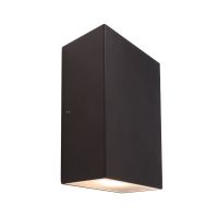 Šviestuvas v/t LED 6W IP44 3000K 370lm 160x90mm H-50mm antracito spalvos šviečia aukštyn/žemyn BRA KIMBALI ANGULAR - DEKO LIGHT