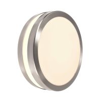 Šviestuvas v/t 2x11W E27 IP44 D-285mm H-85mm sidabrinės spalvos SCUTI I - DEKO LIGHT
