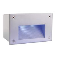 Šviestuvas į/l 3.5W 24V IP65 24lm RGB 171x106mm H-65mm dimeriuojamas sidabrinės spalvos SIDE III LED RGB - DEKO LIGHT