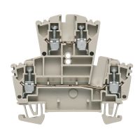 Gnybtas 2.5mm2/5mm 2 lygių pilkas WDK 2.5 - WEIDMULLER