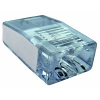 Gnybtas paskirstymo dėžutei 2x0.5-2.5mm2 monolitiniam laidui baltas PSK 225V2W - PROTEC