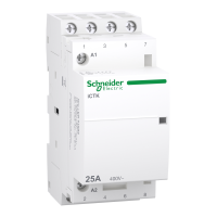 Kontaktorius 4P 25A 230V AC 4no 2 modulių iCTK Acti9 - SCHNEIDER ELECTRIC
