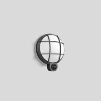 Šviestuvas v/t LED 9W IP65 3000K 637lm D-200mm H-80mm su judesio jutikliu grafito spalvos - BEGA