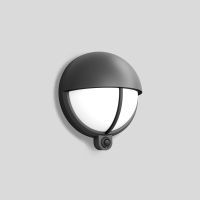 Šviestuvas v/t LED 10W IP65 3000K 671lm D-260mm H-135mm su judesio jutikliu grafito spalvos BRA - BEGA