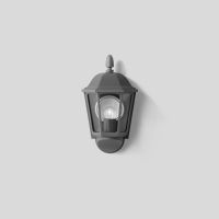 Šviestuvas v/t 1xE27 IP44 215x375mm H-130mm grafito spalvos BRA - BEGA