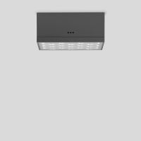 Šviestuvas v/t LED 69W IP65 3000K 5554lm 250x250mm H-110mm 18 laipsnių grafito spalvos DALI Vortex Optics - BEGA