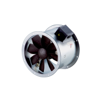 Ventiliatorius vamzdinis 350mm 1700m3/val. 58dB(A) 400V 35W IP64 DZR 35/6 B Ex e - MAICO