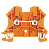 Gnybtas 2.5mm2 oranžinis ant bėgelio varžtiniai kontaktai WDU 2.5 OR - WEIDMULLER