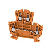 Gnybtas 2.5mm2/5mm 2 lygių oranžinis WDK 2.5 OR - WEIDMULLER