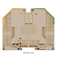 Gnybtas 95mm2 geltonai žalias ant bėgelio WPE 70/95 - WEIDMULLER