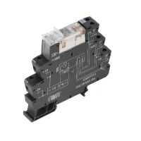 Relė tarpinė 2co 8A 24 - 230V AC/DC su lizdu TRS 24-230VUC 2CO - WEIDMULLER