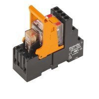 Relė tarpinė 4co 6A 230V AC su lizdu RCMKIT-I 230VAC 4CO LD - WEIDMULLER