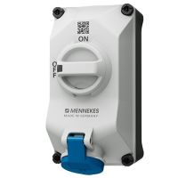 Lizdas CEE v/t 3P 16A 230V IP44 6h su kirtikliu DUO - MENNEKES