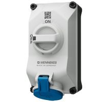 Lizdas CEE v/t 4P 16A 230V IP44 9h su kirtikliu DUO - MENNEKES