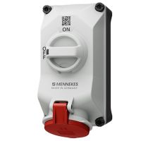 Lizdas CEE v/t 5P 32A 400V IP44 6h su kirtikliu DUO - MENNEKES