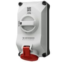 Lizdas CEE v/t 5P 16A 400V IP44 6h su kirtikliu 1no+1nc DUO - MENNEKES