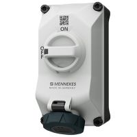 Lizdas CEE v/t 4P 16A 500V IP67 7h su kirtikliu DUO - MENNEKES