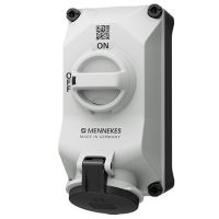 Lizdas CEE v/t 4P 32A 500V IP44 7h su kirtikliu DUO - MENNEKES