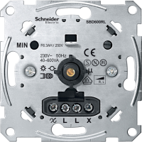 Reguliatorius šviesos p/t pasukamas 40-600W be rėmelio Merten - SCHNEIDER ELECTRIC