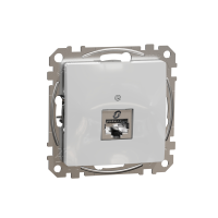 Lizdas kompiuterinis p/t viengubas RJ45 Kat.5e STP be rėmelio aliuminio spalvos SEDNA DESIGN - SCHNEIDER ELECTRIC