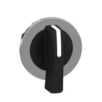 Galvutė perjungikliui 3 padėčių juoda su fiksacija 30.5mm metalinė su ilga rankena IP66 ZB4F Harmony - SCHNEIDER ELECTRIC