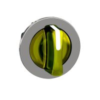 Galvutė perjungikliui 3 padėčių geltona be fiksacijos grąžinimas iš dešinės į centrą 30.5mm metalinė IP66 ZB4F Harmony - SCHNEIDER ELECTRIC