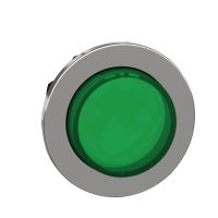 Galvutė mygtukui žalia skaidri iškili su fiksacija 30.5mm metalinė IP66 ZB4F Harmony - SCHNEIDER ELECTRIC